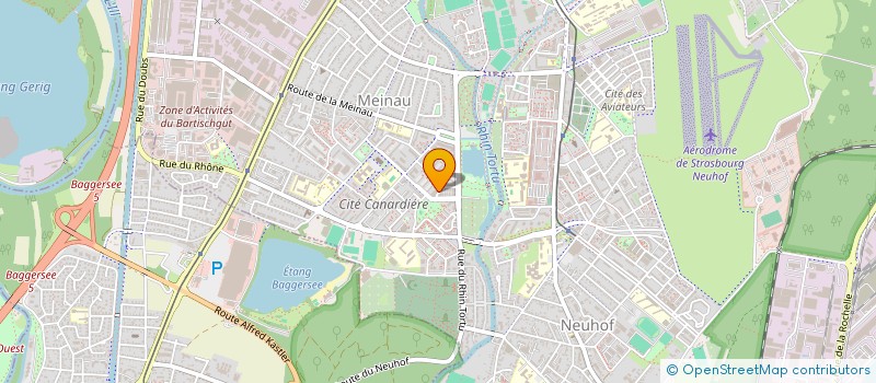 localisation de l'entreprise BAHA à STRASBOURG