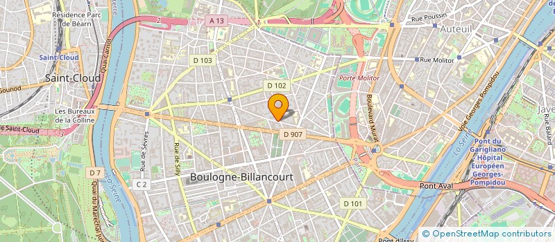 localisation de l'entreprise BAHAMAS à BOULOGNE-BILLANCOURT