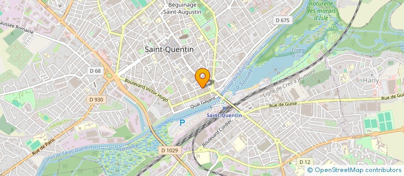 localisation de l'entreprise BAHAR  SAINT-QUENTIN