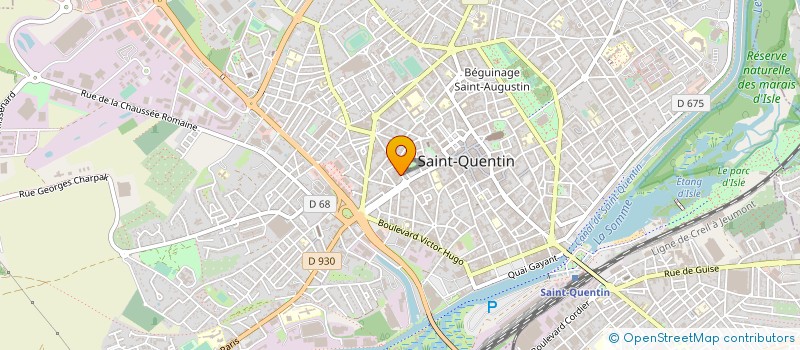 localisation de l'entreprise BAHAR à SAINT-QUENTIN