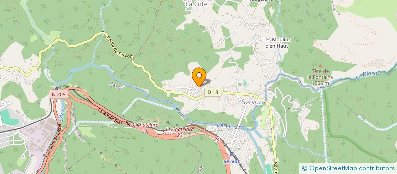 localisation de l'entreprise BAHAY  LES HOUCHES