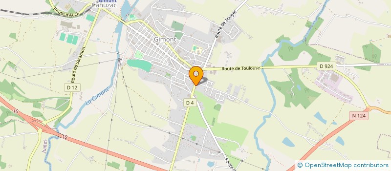 localisation de l'entreprise BAHDES  GIMONT