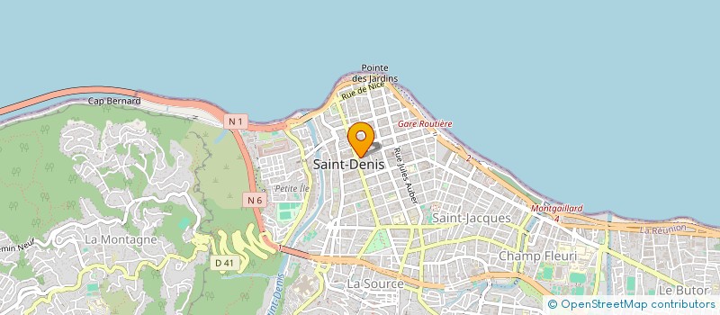 localisation de l'entreprise BAHENI à SAINT-DENIS