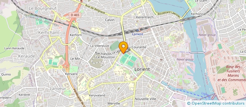 localisation de l'entreprise BAHF  LORIENT