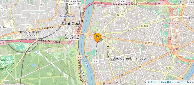 localisation de l'entreprise BAHGUIRA à BOULOGNE-BILLANCOURT