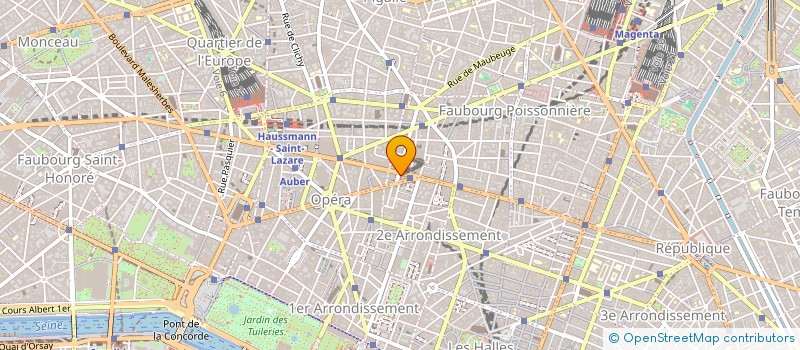 localisation de l'entreprise BAHIA 1839 BAIL à PARIS