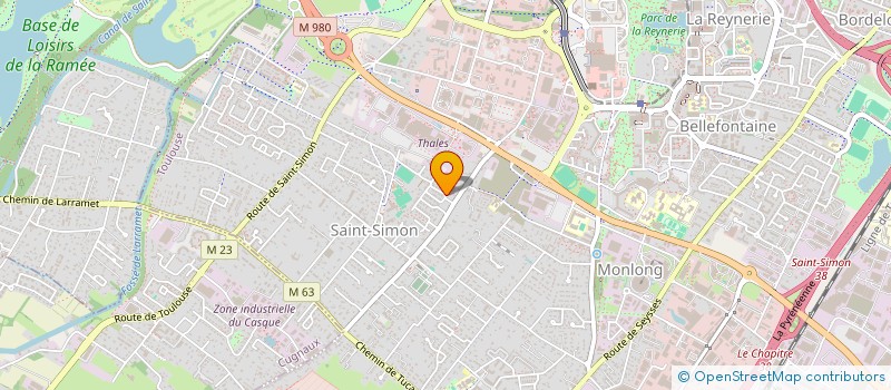 localisation de l'entreprise BAHIA  TOULOUSE