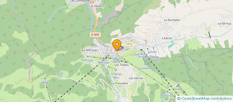localisation de l'entreprise BAHIA à LA CLUSAZ