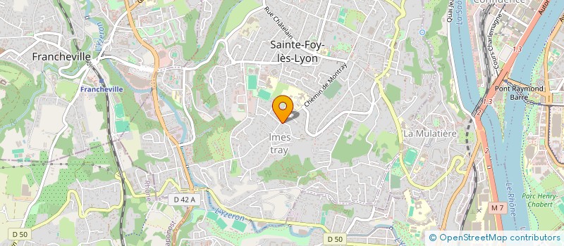 localisation de l'entreprise BAHIA  SAINTE-FOY-LES-LYON