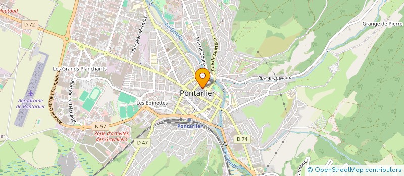 localisation de l'entreprise BAHIA à PONTARLIER