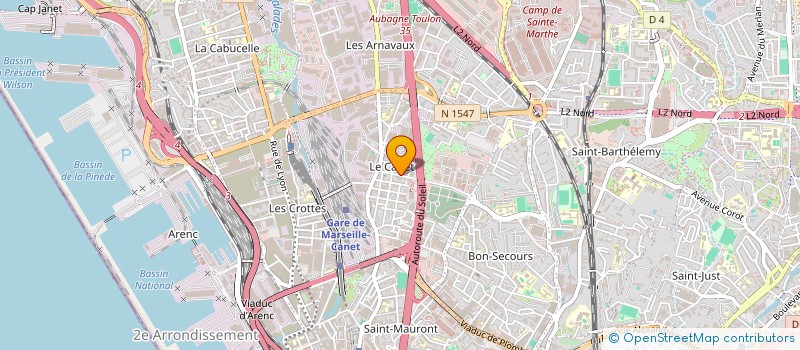localisation de l'entreprise BAHIA à MARSEILLE