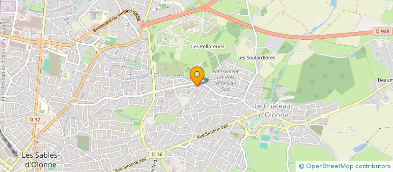 localisation de l'entreprise BAHIA à LES SABLES D'OLONNE