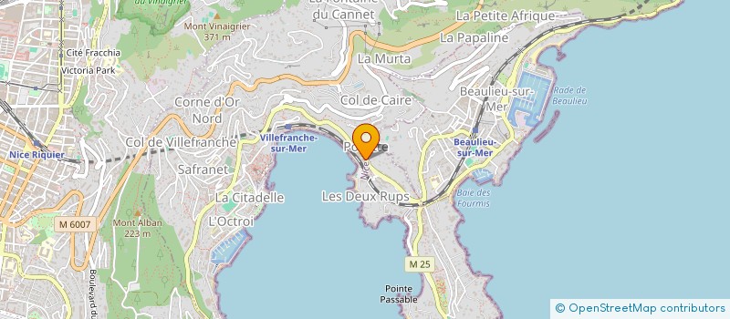 localisation de l'entreprise BAHIA HOTEL à VILLEFRANCHE-SUR-MER