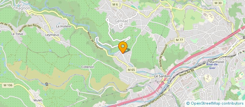 localisation de l'entreprise BAHIA IMMO  GENILAC