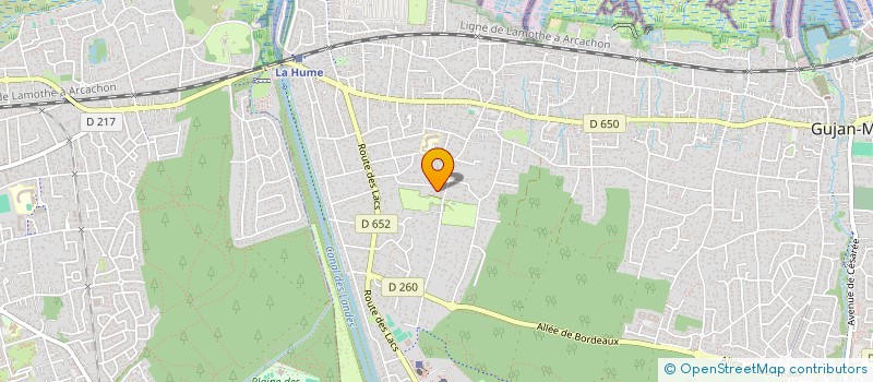 localisation de l'entreprise BAHIA SONGS  GUJAN-MESTRAS