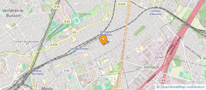 localisation de l'entreprise BAHIA TRANSPORT à ANTONY