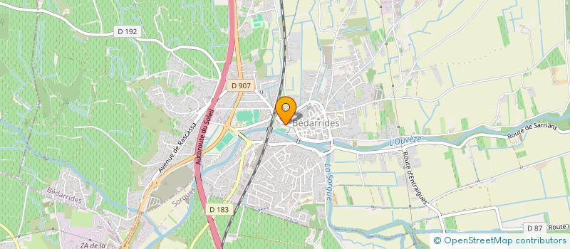 localisation de l'entreprise BAHIAGARE  BEDARRIDES