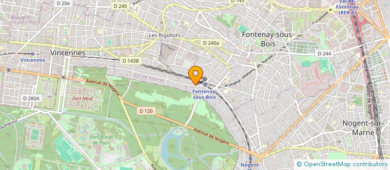 localisation de l'entreprise BAHIJA EL YAAGOUBI à FONTENAY-SOUS-BOIS