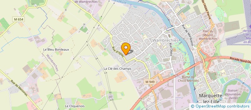 localisation de l'entreprise BAHIKO à WAMBRECHIES