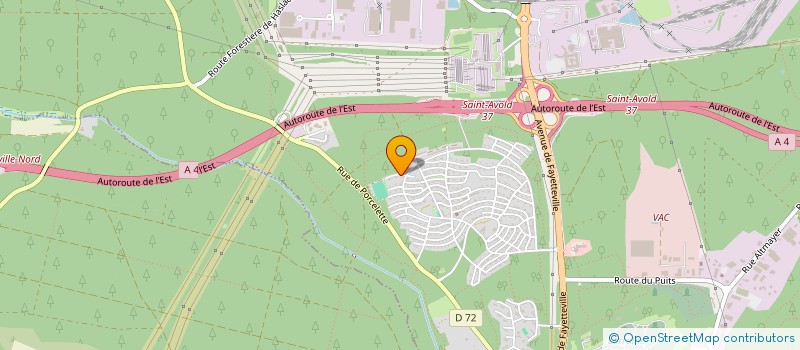 localisation de l'entreprise BAHIMA  SAINT-AVOLD