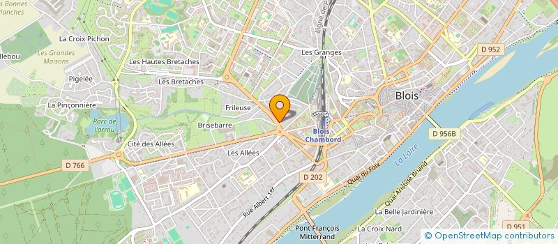 localisation de l'entreprise BAHLAS  BLOIS