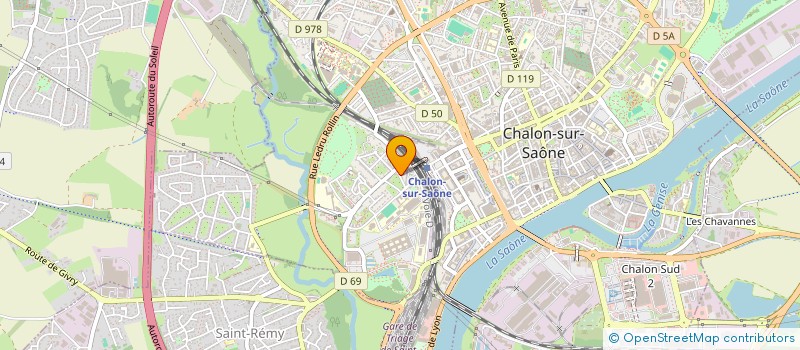 localisation de l'entreprise BAHO NETTOYAGE à CHALON-SUR-SAONE