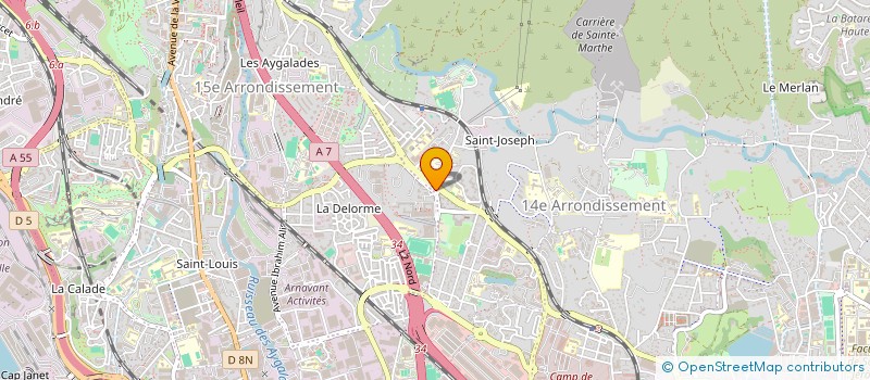 localisation de l'entreprise BAHOU SPORT à MARSEILLE