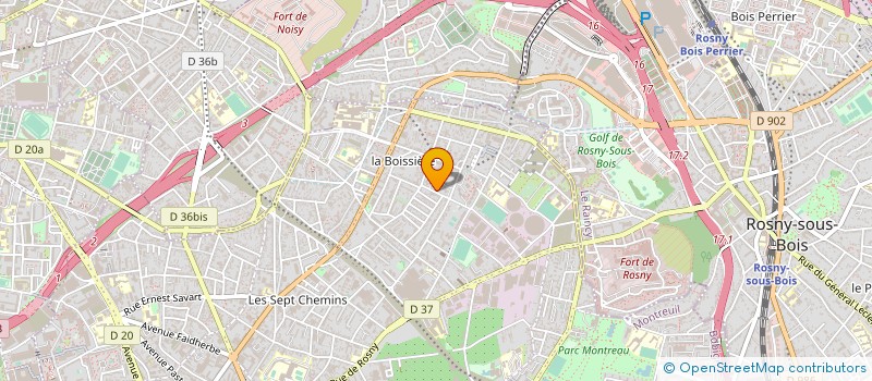 localisation de l'entreprise BAHRI à MONTREUIL