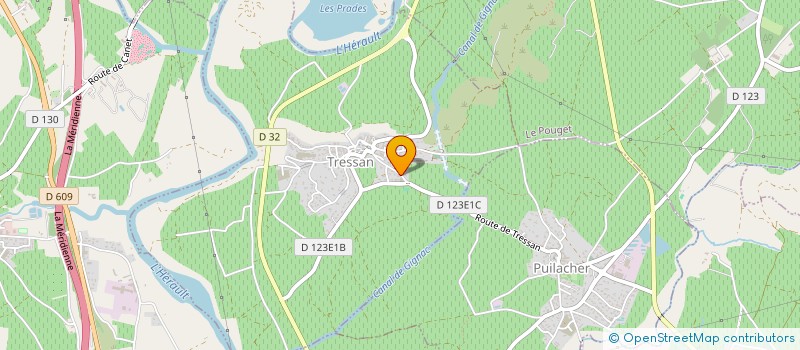 localisation de l'entreprise BAHRI ELECTRICITE CLIMATISATION CHAUFFAGE  TRESSAN