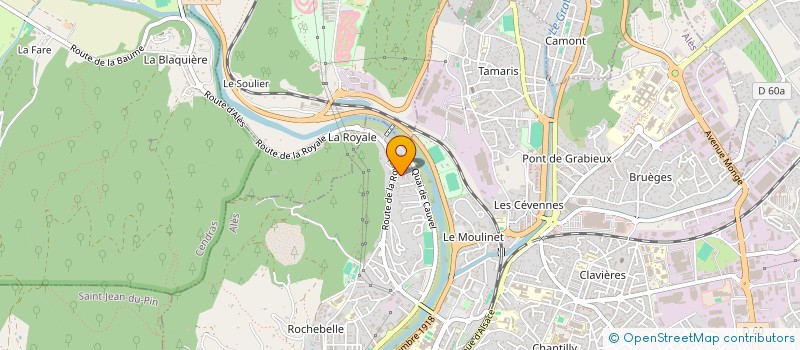 localisation de l'entreprise BAHSONEZ  ALES