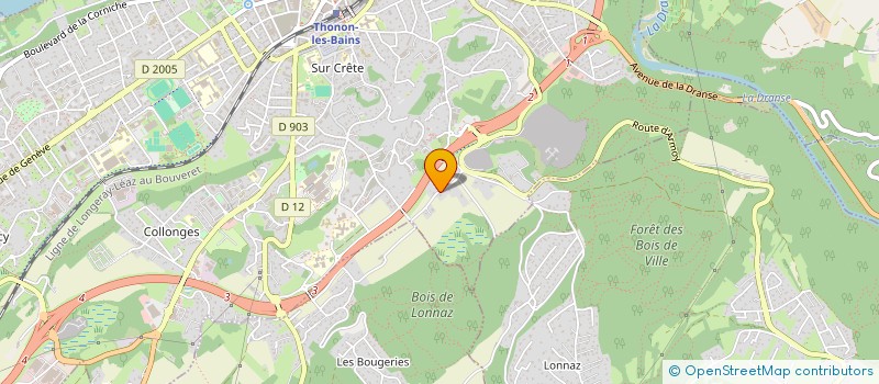 localisation de l'entreprise BAHTEC à THONON-LES-BAINS