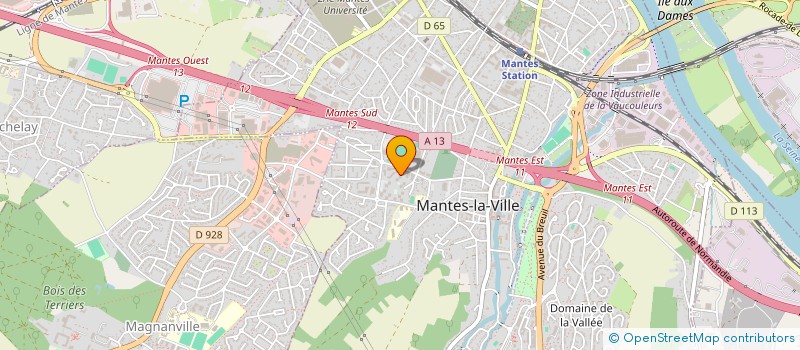 localisation de l'entreprise BAHTIYAR à MANTES-LA-VILLE