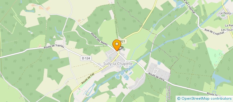 localisation de l'entreprise BAHU & ASSOCIES à SULLY-LA-CHAPELLE