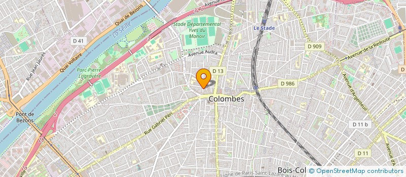 localisation de l'entreprise BAHUD CORP  COLOMBES