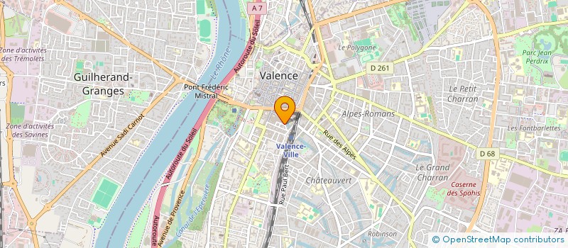 localisation de l'entreprise BAHUN CONSEILS à VALENCE