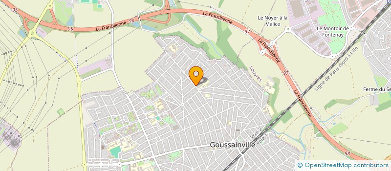 localisation de l'entreprise BAHYE JUS D'AFRIQUE  GOUSSAINVILLE