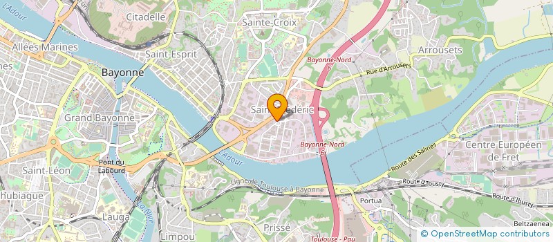 localisation de l'entreprise BAI à BAYONNE