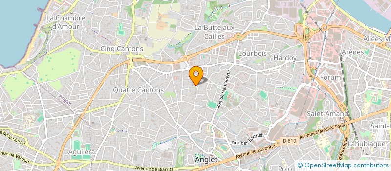 localisation de l'entreprise BAI BIO à ANGLET