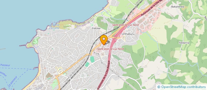 localisation de l'entreprise BAI-FALL à SAINT-JEAN-DE-LUZ