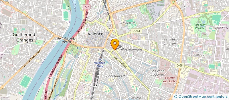 localisation de l'entreprise BAI HE à VALENCE