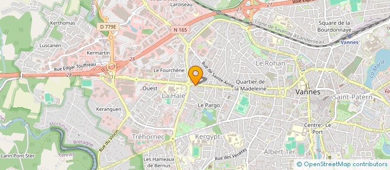 localisation de l'entreprise BAI SHUN à VANNES