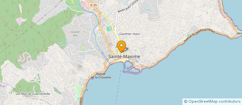 localisation de l'entreprise BAIA à SAINTE-MAXIME