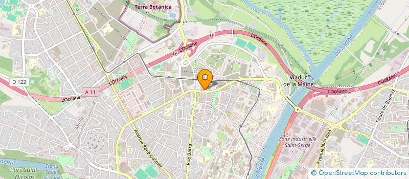 localisation de l'entreprise BAIA à ANGERS