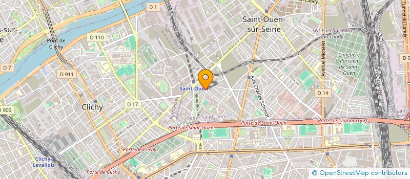 localisation de l'entreprise BAIA BLEUE ENERGIE à SAINT-OUEN-SUR-SEINE