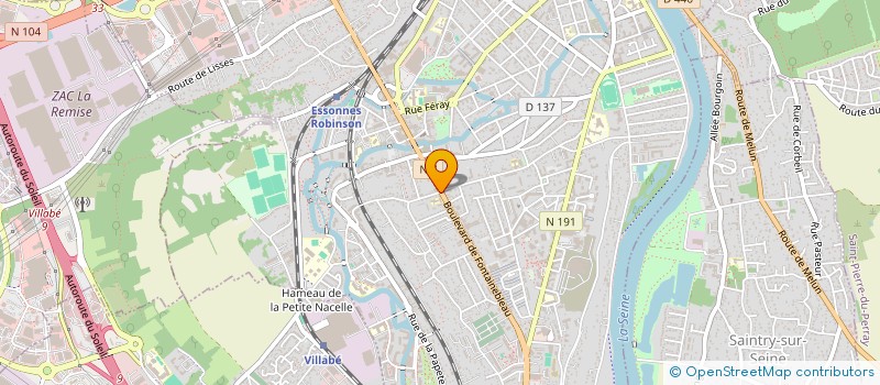 localisation de l'entreprise BAIA ORGANIC à CORBEIL-ESSONNES