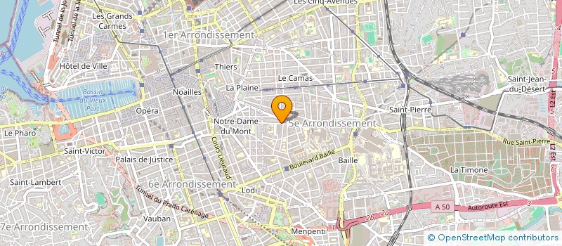localisation de l'entreprise BAICAT à MARSEILLE