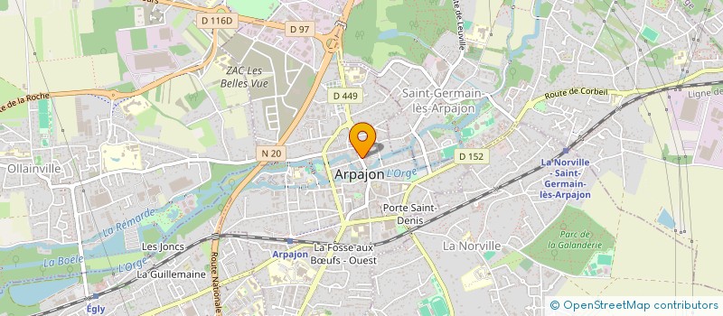 localisation de l'entreprise BAICRY BARRANCA  ARPAJON