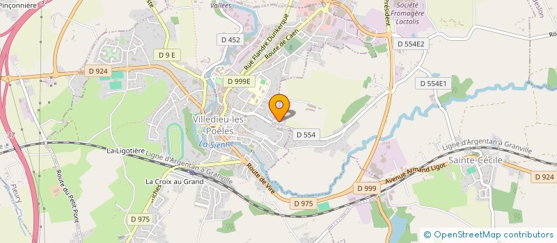 localisation de l'entreprise BAIE BOCAGE  SAINTE-CECILE