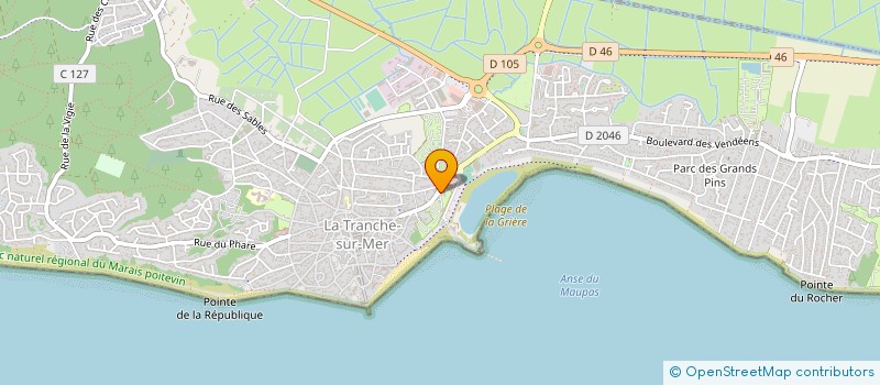 localisation de l'entreprise BAIE D'AUNIS à LA TRANCHE-SUR-MER