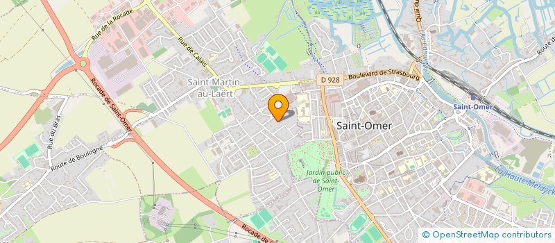 localisation de l'entreprise BAIE DE SABLE  SAINT-MARTIN-LEZ-TATINGHEM